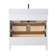 thumbnail image 6 of Vanity Art 36" Bathroom Vanity with Sink and Engineered Marble Top, Freestanding Storage Cabinet with 3 Drawers, 6 of 8