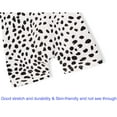 thumbnail image 6 of Gymnastics Leotards for Girls Size 1t 2t Shiny Black Dots Sleeveless Workout Unitards, 6 of 7