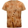 thumbnail image 2 of Halloween Orange Cat All Over Mens Costume T Shirt, 2 of 7