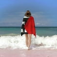 thumbnail image 6 of PHYHOO Striped Heart Valentine's Day Microfiber Sand Free Beach Towel Oversized Quick Dry Absorbent for Pool Swimming Bathroom Beach Towel  30x60in, 6 of 8