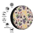 thumbnail image 4 of Pofeuu Watercolor Bottles And Glasses Print Spare Tire Wheel Cover for Car Truck SUV Camper Universal Fit Spare Tire Cover RV Spare Tire Covers-14 inch, 4 of 6
