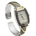 thumbnail image 3 of Blekon Collections Japanese Quartz Women's 25mm Case Western Style Concho Bangle Cuff Watch, 3 of 5