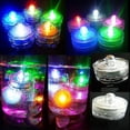thumbnail image 2 of 12pcs Super Bright Submersible Waterproof - Mini Led Tea Light (round), 2 of 5