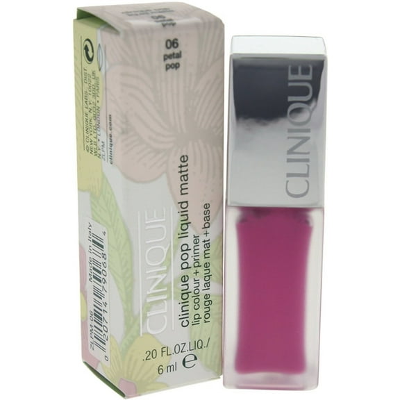 Clinique Clinique Pop Liquid Matte Lip Colour   Primer - # 06 Petal Pop 0.2 oz Lip Gloss