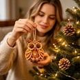 thumbnail image 3 of Dried Orange Slice Christmas Ornament Animal Shaped Natural Hanging Tree Decor Design A, 3 of 7