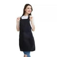 thumbnail image 4 of Paquete de 10 Delantales con Pechera - Delantal Negro Unisex una Granel 2 Bolsillos Espaciosos, Lavable MáQuina para la ElaboracióN Dibujos Barbacoa en Cocina, 4 of 5