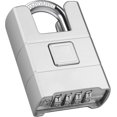 thumbnail image 1 of Grand Cadenas Extérieur Robuste à Combinaison, Cadenas Étanche à 4 Chiffres Résistant aux Coupures avec code, Cadenas de Haute Sécurité avec Chaîne de 8mm d'Épaisseur, 1 of 5
