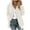 Beige, variant on Aoujea Winter Long Coats for Women Plus Size Winter Warm Solid Loose Plush Zip Hooded Jacket Coat with Pockets S-5XL