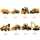 thumbnail image 2 of Bewildely 8 tipos de Mini coches de ingeniería para niños, niños que cultivan la creatividad, juguetes clásicos de playa Juguetes Amarillo y negro 3*7*3cm, 2 of 6