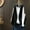 Black, variant on Women's Hooded Sweater Vest Button Down Sleeveless Plain Gilet Autumn Winter Y2K Open Front Jacket with Pockets