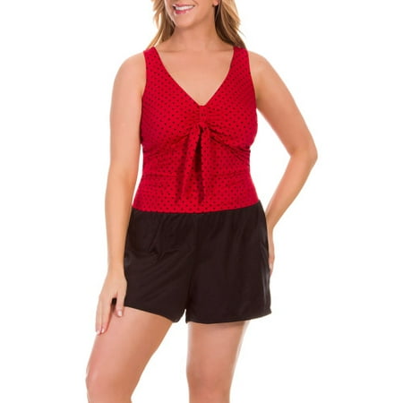 catalina swimsuit piece suddenly slimming shortini slim plus