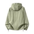 thumbnail image 4 of HAJWOH Mens Sun Protection Lightweight Waterproof Jacket Hoodie Hiking Fishing Running Travel Windbreaker, 4 of 5
