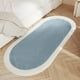 thumbnail image 4 of Fiudx Alfombras de Terciopelo Suave, Diseño Antideslizante, Absorción de Agua, Tacto Suave y Agradable, Ideal para Sala de Estar y Dormitorio, Multiusos, Lavable y Resistente, Tamaño 40 X 80 Cm., 4 of 6