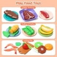 thumbnail image 3 of Juego de juguetes de cocina Play CUTE STONE Kids con utensilios de cocina y comida, 3 of 6