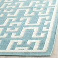 thumbnail image 5 of SAFAVIEH Dhurrie Waverly Geometric Moroccan Wool Area Rug, Seafoam/Ivory, 3' x 5', 5 of 10
