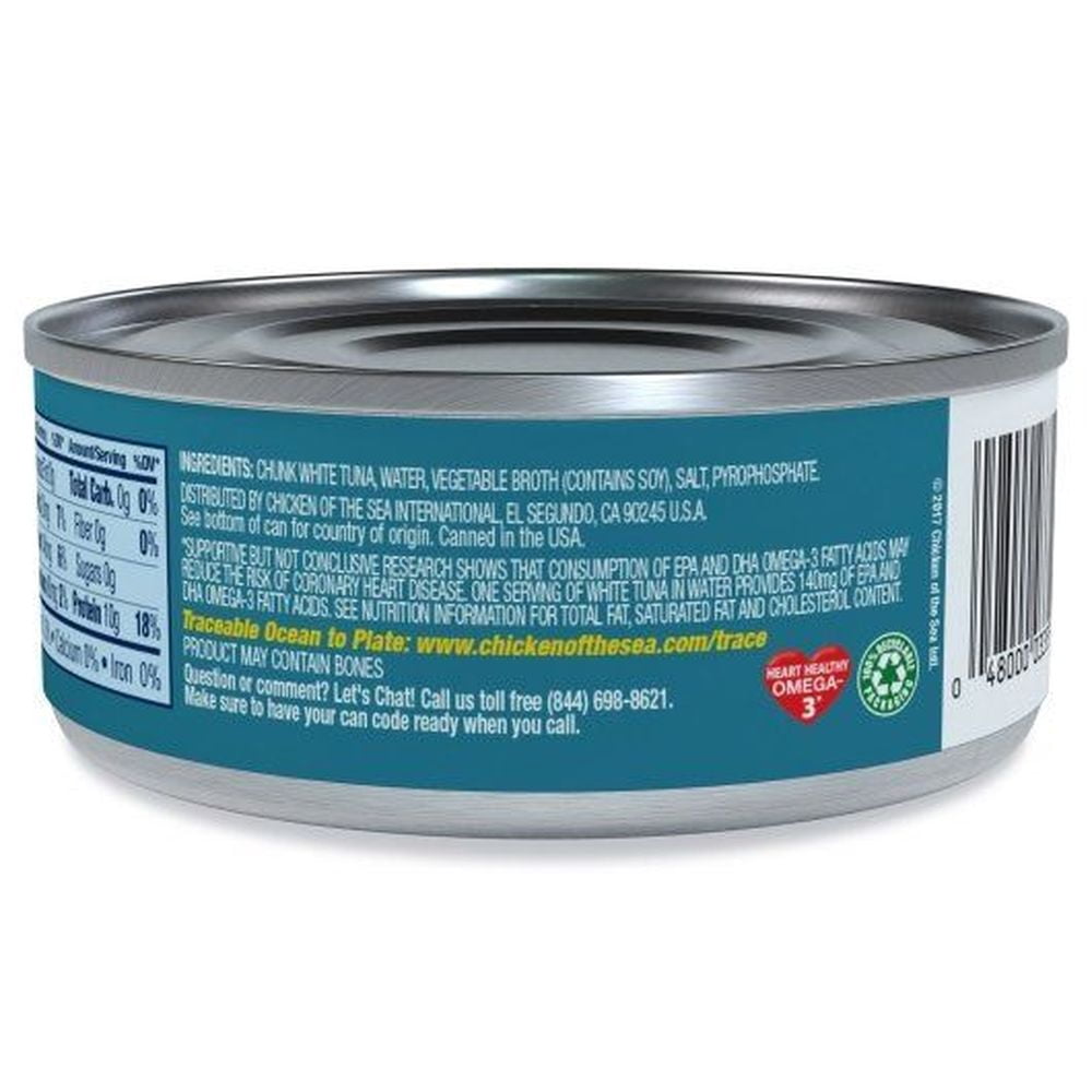 Chicken Of The Sea Chunk Albacore Tuna in Water, 5 Ounce -- 24 per Case.