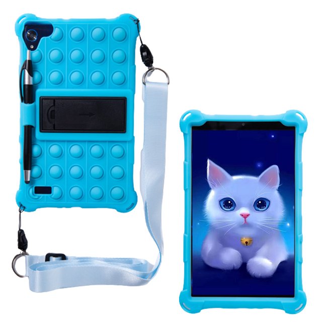 8.0 inch Universal Tablet Case Cover For Teclast P85 P80t Silicon Stand Cover for Teclast P80H P80X P80 Pro Phablet 8" Cases MSH Blue-SP