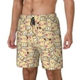 thumbnail image 2 of Uemuo Cute Cats 4 Pattern Mens Swim Trunks Quick Dry Board Shorts with Mesh Lining, Stretch Beach Shorts Quick Dry No-Chafing Board Shorts-XX-Large, 2 of 9
