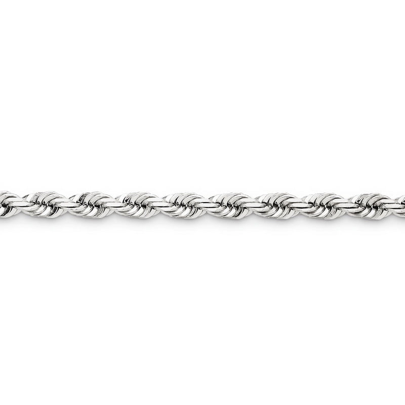 Beautiful White gold 14K Leslies 14K WG 1mm D//C Wheat Chain