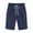 Dark Blue, variant on Womens Shorts Half Pants Capris Plus Size Summer Sweat Shorts Elastic Waisted Wide Leg Baggy Running Lounge Knee Shorts