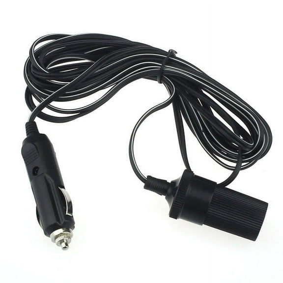 CAIMYY Car Cigarette Lighter Extension Cord With Fuse 10A 5M 12V Power Cable For Dash Camera Phone Charger Air Pump In Vehicle