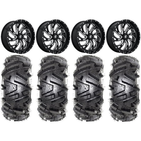 Fuel Kompressor Black 18 Wheels 32 Moto MTC Tires Sportsman RZR Ranger