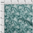 thumbnail image 2 of oneOone Polyester Spandex Teal Green Fabric Tropical Sewing Fabric By The Yard Printed Diy Clothing Sewing Supplies 56 Inch Wide, 2 of 4