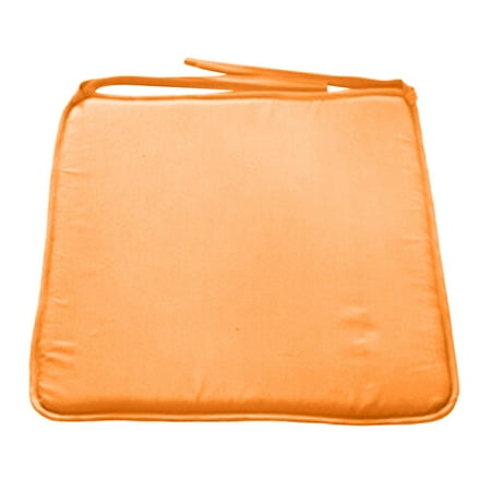 

naioewe Pure Color Sponge Cushion Square Chair Cushion For Home Decoration Cushion Orange-Red