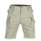 thumbnail image 4 of pstuiky Pantalones cortos deportivos para hombre, Pantalones cortos cargo cómodos con cintura elástica y bolsillos a la moda para hombre, de verano, informales, lisos, 4 of 9