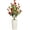 Red, variant on 4Ft Artificial Bushes with Camellia Flowers for Outdoors, Faux Plants Fall Trees Outdoor Fake Plants in Pots, Red Tree with Fall Flowers for Autumn Home Porch Front Door Indoor Outside Decor