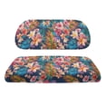 thumbnail image 2 of Pzuqiu Tropical Flowers Vibrant Colors Golf Cart Seat Covers Comfortable, for Golf Carts, Golfcart Accessories, Compatible with Most Club Cars Golf Carts Ezgo, 2 of 10