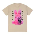 thumbnail image 3 of Camiseta de algodón para hombre, nueva camiseta, camisetas para mujer, Sonic Youth, banda de rock, punk, camisetas gráficas casuales, ropa harajuku para hombre, algodón, 3 of 5