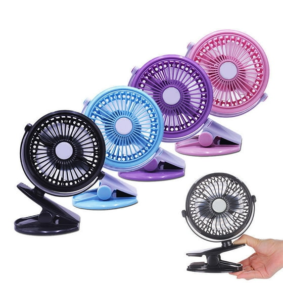 Rechargeable Battery Operated Clip On Mini Desk Fan Stroller With Usb
