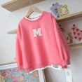 thumbnail image 5 of Suéter para niños, primavera y otoño, nuevo suéter de dos piezas con letras adhesivas para niños y niñas, abrigo holgado informal para niños, 5 of 5