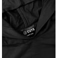 thumbnail image 2 of Cuts Clothing Men's Hoodie Curve Hem Signature Fit 4 Way Stretch Long Sleeve Shirt (Small, Black), 2 of 4