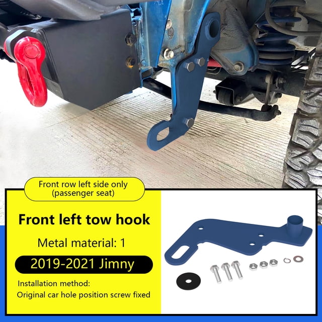 Left Front Towing Hitch Trailer Hitch For Suzuki Jimny JB64W JB74 2019-2023