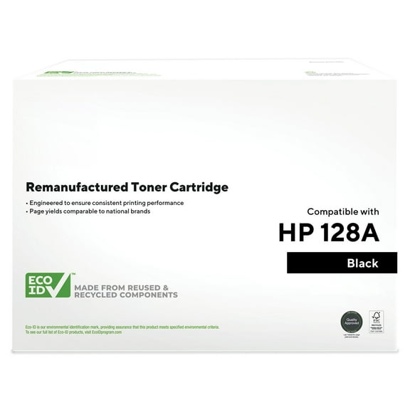 HITOUCH BUSINESS SERVICES Reman Black Standard Yield Toner Cartridge Replacement for HP 128A