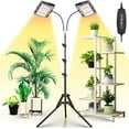 thumbnail image 1 of Grow Light with Stand Tri-Head LED Plant Light for Indoor Plants Full Spectrum LEDs Grow Lamp Timer Dimmable Levels Switch Modes Adjustable Tripod Stand - e, 1 of 7
