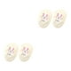 thumbnail image 3 of Guardurnaity Calcetines de suelo para bebés Calcetín corto para recién nacidos Medias para niños Transpirable Productos divertidos para interiores Beige METRO 2piezas Guardurnaity CBP392901, 3 of 5