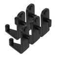 thumbnail image 6 of OUNONA 5pcs Single Black Peg Hooks For Pegboard For Kitchen Cabinets Gaming Desk Accessories Office Decor Durable And Adjustable, 6 of 8
