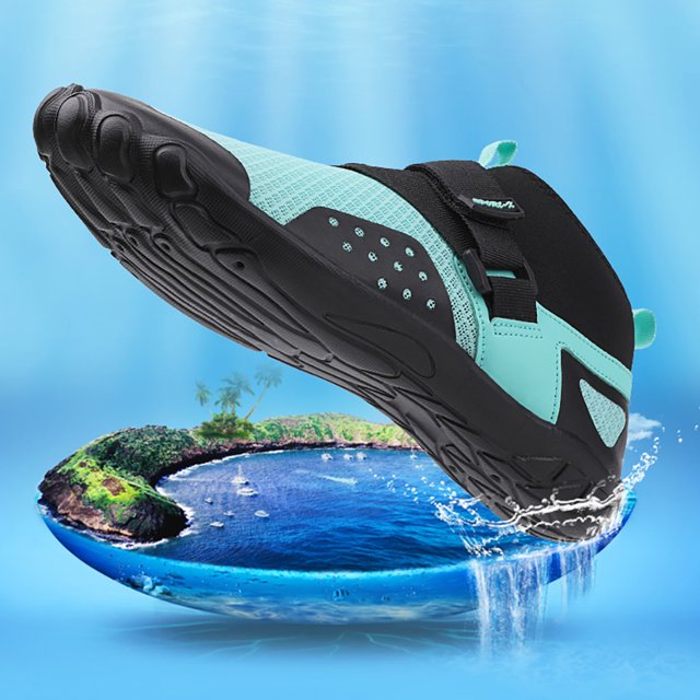 Zapatos Acuáticos Aqua Shoes Zapatillas de buceo transpirables Zapatillas de vadeo para senderismo en el lago (black blue43) Ndcxsfigh Para Estrenar