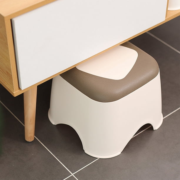pstuiky Taburete de baño Taburete fácil Taburete para lustrar zapatos Asiento para bebé Jardín de infantes
