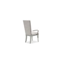 thumbnail image 4 of Michael Amini Melrose Plaza 19.75" Wood/Velvet Dining Arm Chair Gray (Set of 2), 4 of 7