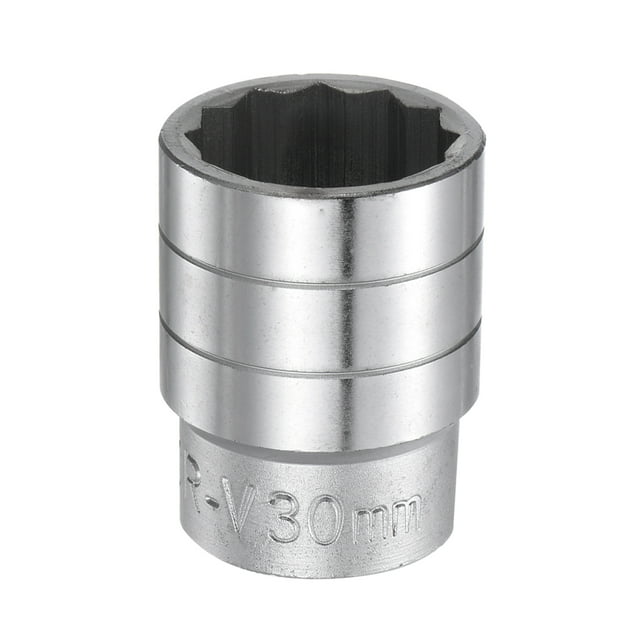 Unique Bargains 30mm 12 Point Shallow Socket 3/4' Drive Standard Metric Chromium Vanadium Steel