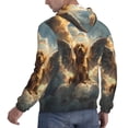 thumbnail image 6 of Daiia Cloud Rainbow Winged Dog for Men's Fashion Hoodies & Sweatshirts with Kangaroo Pocket Hooded Sweatshirt Breathable & Moisture Wicking-Medium, 6 of 7