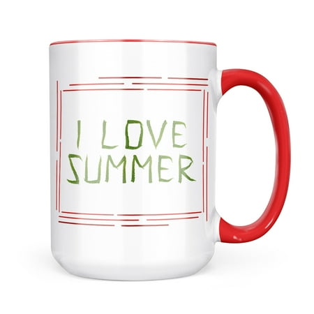 

Neonblond I Love Summer Fern Plant Flower Mug gift for Coffee Tea lovers