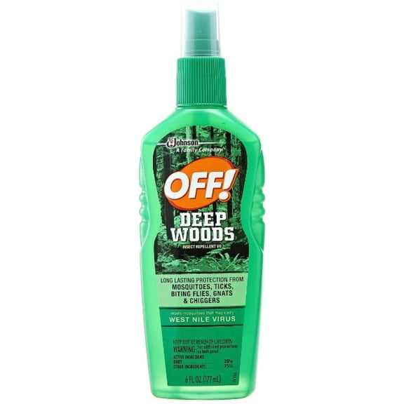 OFF! Deep Woods Insect Repellent Pump Spray - Outdoor Mosquito Protection - 11 Pack, 6 oz