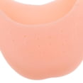thumbnail image 3 of Wxqbjtam 1 Pair of Silicone Toe Covers Big Toes Protection Ballet Pointe Cushion for Foot Beige with hole, 3 of 9