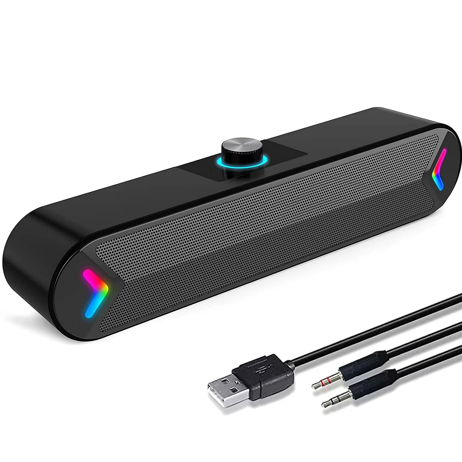 Computer Speakers, Wired USB Powered PC Speakers with 10W Clear Stereo