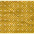 thumbnail image 4 of oneOone Cotton Poplin Twill Gamboge Yellow Fabric Small Motif Bandhani Sewing Craft Projects Fabric Prints By Yard 56 Inch Wide, 4 of 4